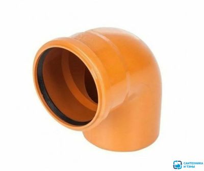 Отвод для наружней канализации  160х90° МультиМир