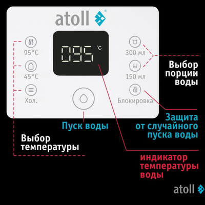 Водомашина atoll Freelancer 2 White (осмос+нагрев)