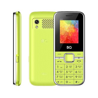 Мобильный телефон  BQ 1868 Art+ Green,2  SIM-карты, удобная клавиатура, FM-радио, Bluetooth 2.1, 4-диодный фонарь