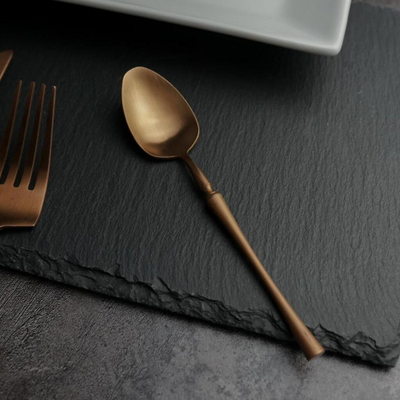 Нож столовый 22,9 см матовая медь