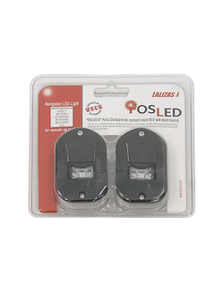 Огни бортовые врезные 92х32 мм, черный корпус