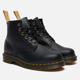 Ботинки Dr. Martens 101 Vegan Felix Rub-Off черные