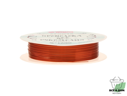 Проволока для бисероплетения диаметр 0,3 мм, длина 10м, цвет медный