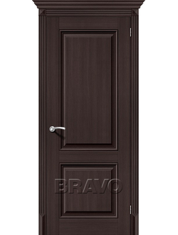 Межкомнатная дверь с Эко шпоном Классико-32 Wenge Veralinga