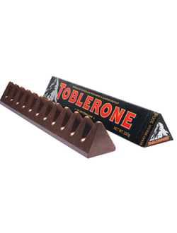 ШОКОЛАД TOBLERONE DARK ГОРЬКИЙ С МЕДОВО-МИНДАЛЬНОЙ НУГОЙ