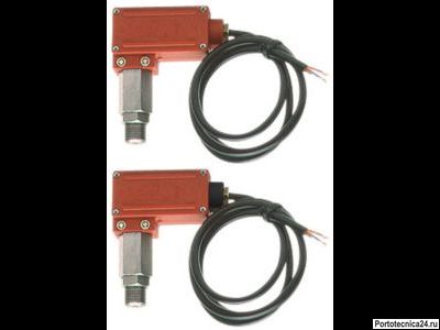 Датчик давления PR1 - 600 бар  (нерж.) 3/8 ш. 25 бар красный