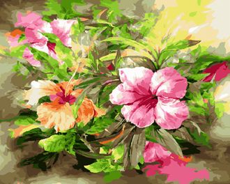 Картина по номерам 40х50 GX 21906 Садовые цветы
