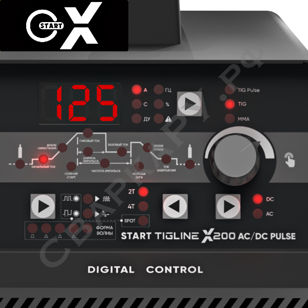 Установка для аргонодуговой сварки Старт TigLine X200 AC/DC Pulse
