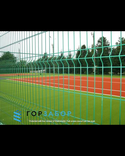 Решетчатый 3D забор пруток 5мм в полимере