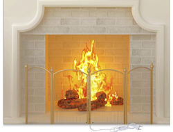 Обогреватель-картина "Белый камин"