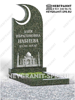 Вертикальный памятник ДГ-85 балтик-грин