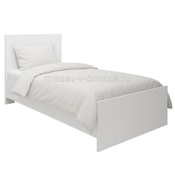 ШМ070 Кровать Амели-0,90. Размер: 970х1000х2030. Спальная зона: 900*2000