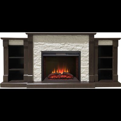 Электрокамин Моника LUX AO M4 с очагом Sparta 25.5 LED