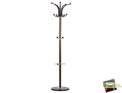 Вешалка напольная LM-Y-238 DOBRIN CLYDE (черный мрамор, цвет коричневый под дерево)