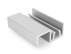 Рамка узкая, плоская, SLIM MAX,  L=...мм Серебро матовое AV0734.VP540.SLMAN.CJ  ARISTO