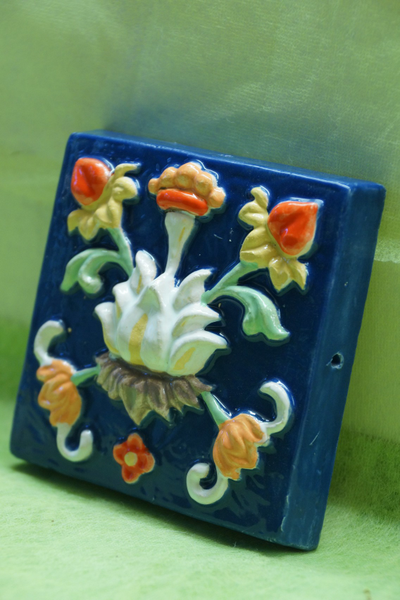 Квадрат "Орнаменталь" (фасадный изразец)