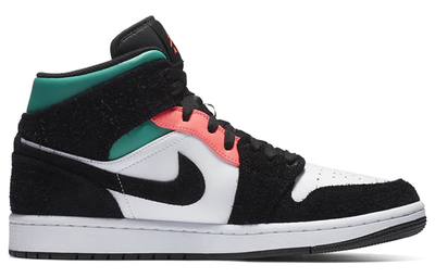 Купить кроссовки Nike Air Jordan 1 Mid SE South Beach Black 852542-116
