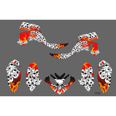 Polaris Outlaw наклейки Екатеринбург Алматы Уфа Нурсултан