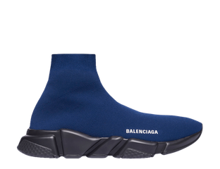 Balenciaga speed trainer low womens navy store