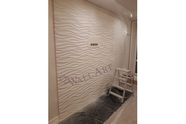 На фото смонтированные панели "Волна Аравийская", г.Москва. Монтаж наш.