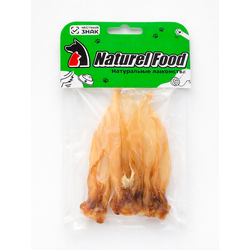Naturel Food (Натурель Фуд) Натуральное лакомство для собак Уши кроличьи , 20 г
