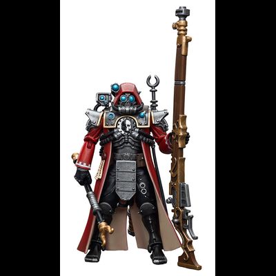 Скитарий-рейнджер Адептус Механикус (Warhammer 40k) - КОЛЛЕКЦИОННАЯ ФИГУРКА 1/18 Adeptus Mechanicus Skitarii Ranger with Transuranic Arquebus (JT7851) - JOYTOY