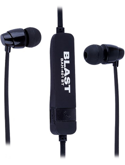 Вакуумные Bluetooth наушники Blast BAH-401BT (черный)