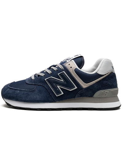 New Balance 574 Navy Grey с мехом