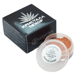 Тени для век "Коралл-сатин", Кристалл Декор