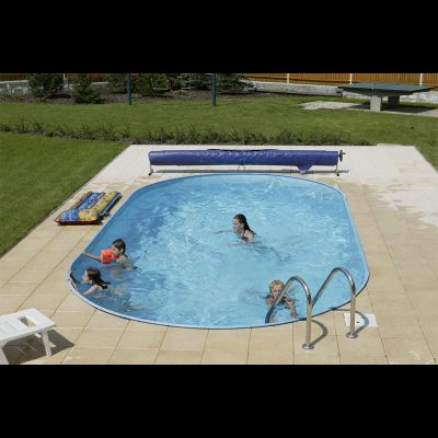 Морозоустойчивый бассейн 5,25 х 3,2 м Ibiza (Ибица) овальный глубина 1,2 м мозаика (Чехия)