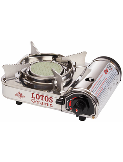 Плита газовая портативная TOURIST "LOTOS CERAMIC" (TR-350) - керамическая