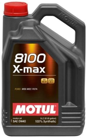 Motul 8100 X-MAX 0W40 масло моторное синт 5л