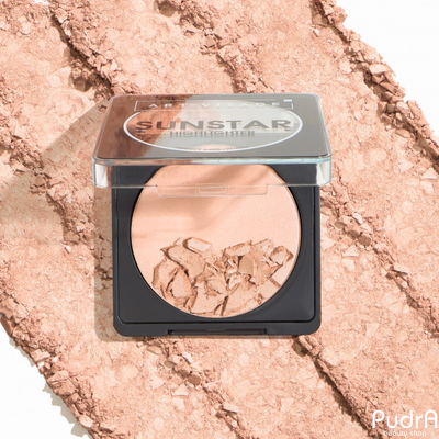 ART VISAGE Пудровый хайлайтер SUNSTAR Тон 101 white gold
