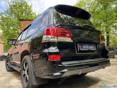 Спойлер Lexus LX 07-15 стекло черный