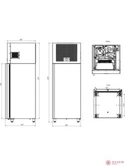 Шкаф шоковой заморозки POLAIR CRt20T-G
