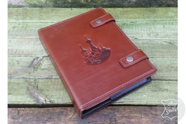 Именные кожаные ежедневники ручной работы на заказ