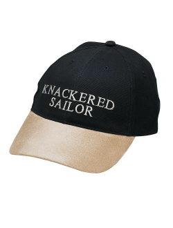 Кепка яхтсмена с надписью "Knackered Sailor" Nauticalia 6223 универсальный размер из хлопка