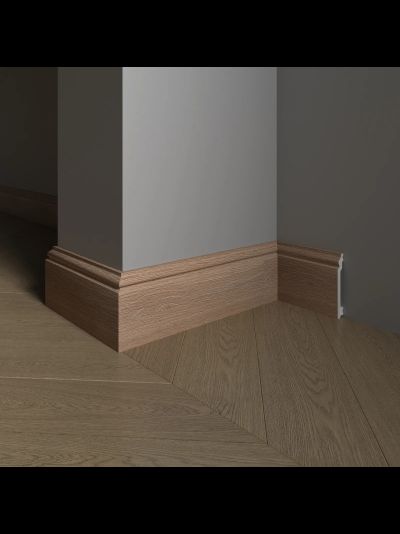 Напольный плинтус Decor-Dizayn 701-90SH, влагостойкий, ударопрочный, 2,4 метра