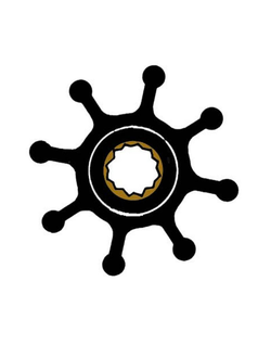 Импеллер помпы охлаждения двигателя Ancor 3509 65мм со шлицами