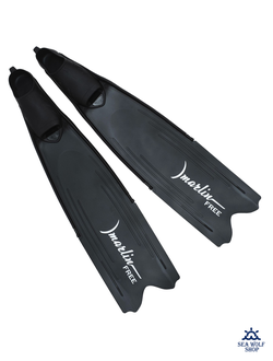 Ласты длинные 43/44 разборные Marlin FREE black XL