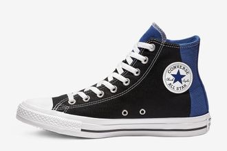 All star converse black high tops best sale