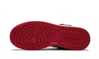 Nike Air Jordan 1 Retro Black Toe Low Black White Red
