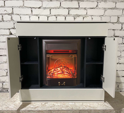 камин электрический Харис WT с очагом Majestic