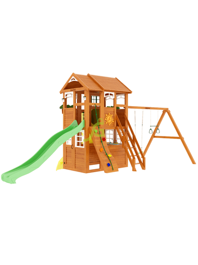 Детская площадка IgraGrad Клубный домик 2 с трубой Luxe