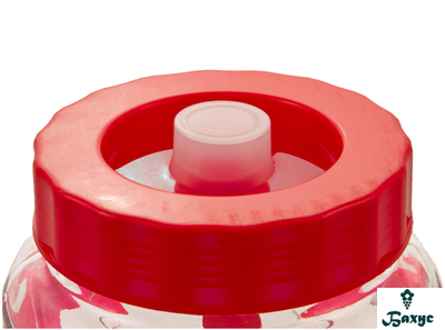 Банка  стеклянная с гидрозатвором 12л