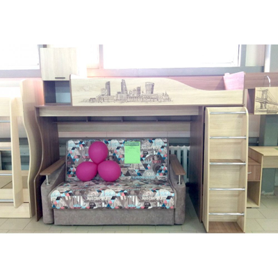 Кровать-чердак Орион Подростковая спальня (ТЭКС)