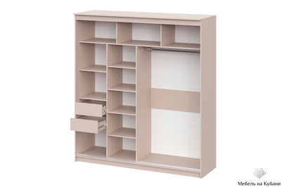 Шкаф-купе № 25 Меланж 200 см