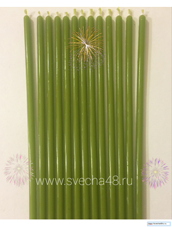 Свеча Оливковая №120 (40 минут горения).