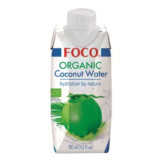 Кокосовая вода органическая без сахара, 0,33л (FOCO)
