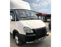 Защита переднего бампера с перемычками d60/42 для Газель 27057